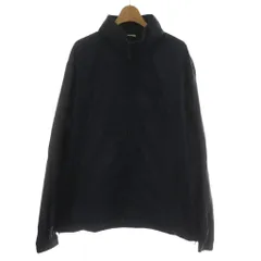 ファーストダウン FIRST DOWN ウインドブレーカー ナイロンジャケット LL 紺 ネイビー 無地 スタンドカラー 長袖 /RP ■GY58