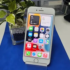 E2038【バッテリー新品】iPhone7 シルバー　32GB SIMフリー ガラスコーティング施工済み