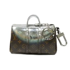 【名古屋】ルイヴィトン ミニ・キーポル M01492 モノグラム メタリックミラー バッグチャーム キーリング キーホルダー 小物