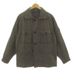 トミーヒルフィガー TOMMY HILFIGER サファリジャケット 0503086-5372 ダブルジップ ナイロン オリーブ S