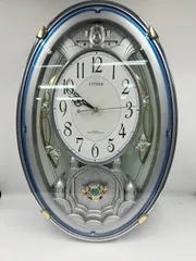 CITIZEN シチズン 4MN485-0 電波時計 掛け時計 メロディ時報付　からくり時計　カラクリ時計　海の見える街　君をのせて　となりのトトロのサムネイル