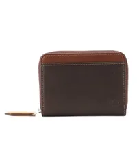 新品 [タケオキクチ] アンティーク調レザー コインケース ダークブラウン（543） 00