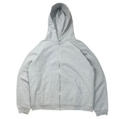 LOS ANGELES APPAREL(ロサンゼルスアパレル) 14oz HEAVY FLEECE HOODED ZIP UP SWEATSHIR ヘビィーウェイト ジップアップ パーカー XL ライトグレー