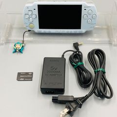 [Tested and Working] [New Battery Included] PSP Console [Felicia Blue] PSP-2000 with Memory Card and AC Adapter - PlayStation Portable SONY FE8