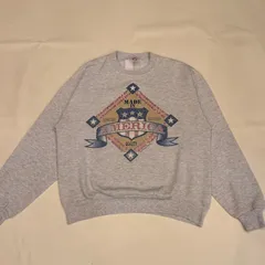 80s 90s　usa　jerzees　長袖　スウェット　アート　カレッジ　海外　ストリート　Y2K　アメカジ　短丈　【T-615】