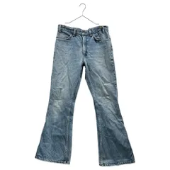 Levi's(リーバイス) 646 70’s~80's Orange tab flared denim pants ボタン裏8 42TALON オレンジタブ フレア デニム パンツ  表記消(L程度) ライトインディゴ