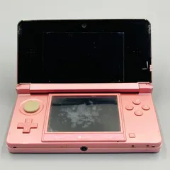 【ジャンク品】【液晶に難あり】【ソフト読み込み確認済み】【初期化済み】3DSハード ニンテンドー 3DS 本体 CTR-001 ミスティピンク 桃色 Nintendo 任天堂 FE16