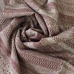 江戸小紋 寄せ柄 三松シルクケア 縮緬 紋無し 正絹 着物 MK-4938