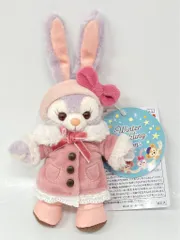 東京ディズニーシー ぬいぐるみバッジ Duffy and Friends ステラルー（ピンクコート）/Winter Twinkkling Town 2022