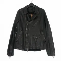 ジョルジオブラット GIORGIO BRATO 25AW ダブルライダースジャケット レザー ブルゾン 長袖 50 ダークブラウン 茶 GU25F7242V 国内正規のサムネイル