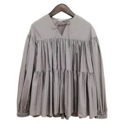 ヨリ yori YR2121-013SP ボリュームギャザー ブラウス FREE グレー