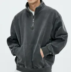 SOVERMENT 860G PIGMENT ハーフ ジップアップ L サイズ