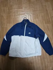 ニューバランス ネイビー/ホワイト ウィンドブレーカー ジャケット