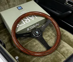 新作◆NARDI◆レトロ 改造 ステアリング スポーツステアリングホイール 車ハンドル 約14インチ 改装し 競技 レース ドリフト ステアリングのサムネイル