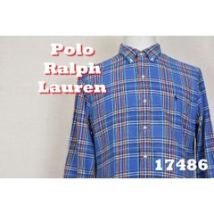 ポロ ラルフローレン ネルシャツ 正規品 17486 綿100% ヘビーネル