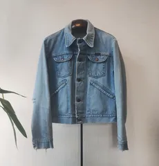 ■ 70〜80s vintage ■ Wrangler ラングラー ■ 黒タグ 三角タグ ■ 124MJ デニムジャケット トラッカージャケット ■ Gジャン ■ NNN1558