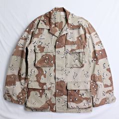 米軍 チョコチップ迷彩 コンバットジャケットBDU Lサイズ位 ビンテージ 80s〜90s