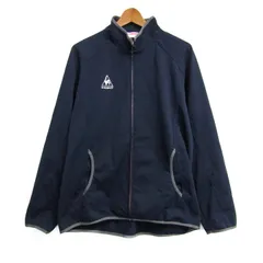 ルコックスポルティフ トラックジャケット 大きいサイズ スポーツウエア アウター レディース ELサイズ ネイビー le coq sportif 【中古】のサムネイル