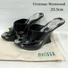ヴィヴィアンウエストウッド Melissa メリッサ ウェッジソール サンダル 変形 ヒール ミュール クロス ストラップ レディース 23.5cm ISItems【USED】【古着】【中古】50155055のサムネイル