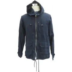 ジャーナルスタンダード JOURNAL STANDARD ジャケット マウンテンパーカー 麻 リネン L 紺 ネイビー ジップアップ ミドル丈 /YS54 ■ECD001