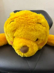 【タグ付き】くまのプーさん 赤いほっぺ 寝そべり LLぬいぐるみ セガ プライズ
