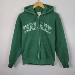 90s Lee リー スウェット パーカー フルジップ ロゴ刺繍 グリーン Sサイズ メンズ 古着 ストリート アメカジ