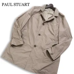 PAUL STUART ポール・スチュアート 通年★ スタンドカラー  スプリングコート ジャケット Sz.48 メンズ ベージュのサムネイル