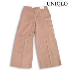 【新品 24SS】 UNIQLO ユニクロ 通年★ ストレッチ ワイド チノ パンツ Sz.XXL レディース 大きいサイズ 未使用