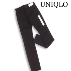 【新品 24SS】 UNIQLO ユニクロ ウルトラ ストレッチ★ スキニー デニム パンツ ジーンズ Sz.23 レディース 黒 未使用