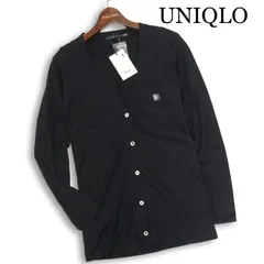 【新品 未使用】 UNIQLO +J ユニクロ × ジルサンダー シルク Vネック ロング ニット カーディガン Sz.M　レディース 黒