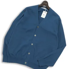 【新品 未使用】 PLUS ONE Right-on ライトオン DRYMIX★ 通年 Vネック ニット カーディガン Sz.XL メンズ 大きいサイズ