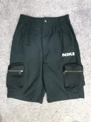 ナイキ カーゴ ハーフパンツ シティメイド リップストップ ショーツ ブラック m