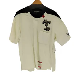 メゾンミハラヤスヒロ Maison MIHARA YASUHIRO Henry Neck Docking T-shirt メンズ  44のサムネイル