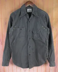 WAREHOUSE ウエアハウス BIGYANK 復刻 ワークシャツ 13 チャコールグレー系のサムネイル