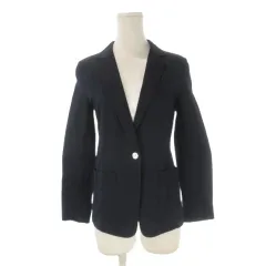 ジェイプレス J.PRESS ジャケット 上着 9 紺 ネイビー テーラードカラー シングルブレスト 長袖 /CK30 ■ECC001