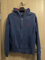 ポロ ラルフローレン チェック バイカラー ヴィンテージ フード ジップアップ