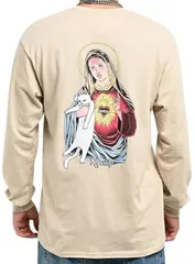 Ripndip Mother Mary L/S T-Shirt Sand XL Tシャツ 送料無料