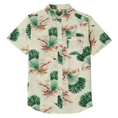Brixton Charter Print Shirt Vintage Palm Print M シャツ 送料無料のサムネイル