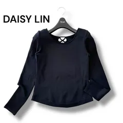 DAISY LIN デイジーリン ニットトップ フォーチュンクローバー 38サイズ 2WAY 前後着用OK ブラック 日本製 2023 手洗い可 定価47,300円 6M030のサムネイル