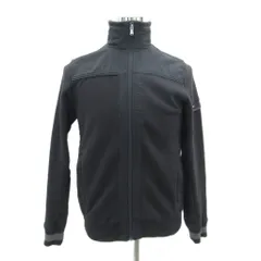 トミーヒルフィガー TOMMY HILFIGER ブルゾンジャケット ミドル丈 S 黒 ブラック スタンドカラー 切替 /HO13 ■GY61