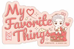 【RM(My Favorite Things)】モバイルステッカーコレクション TinyTAN Vol.2