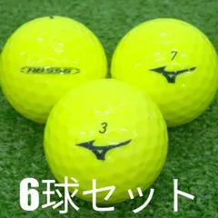 ロストボール ゴルフボール MIZUNO RB 566 ネクスドライブ イエロー 6球セット 中古 Aランク 特選 ミズノ NEXDRIVE 世界最多ディンプル搭載！インパクト直後から落ち際まで飛距離が伸びる！高い揚力を発揮することで更なる高弾道で飛距離を伸ばのサムネイル
