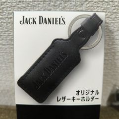 新品未使用】Jack Daniel's ジャックダニエル レザーキーホルダー