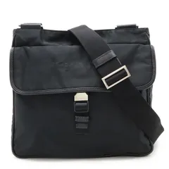 PRADA プラダ ショルダーバッグ メッセンジャーバッグ ナイロン レザー NERO 黒 ブラック シルバー金具 VA0269