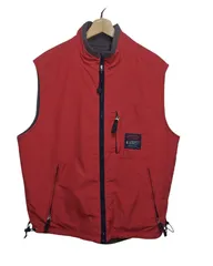 90s Abercrombie & Fitch リバーシブル ナイロン×フリース ベストのサムネイル