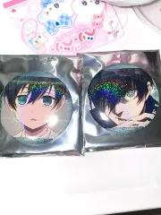 (まとめ) ブルーロック 糸師 凛 推し 缶バッジ 2個 セット 赤ちゃん
