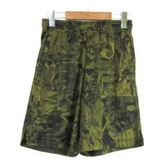 ナイキ ショートパンツ ボトムス ドライフィット スポーツウエア メンズ Sサイズ カーキ×黒 NIKE 【中古】