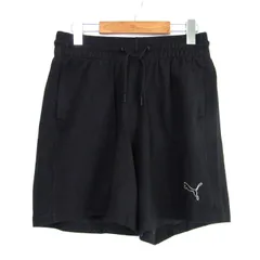 プーマ ショートパンツ ボトムス ジャージ スポーツウエア メンズ Lサイズ ブラック PUMA 【中古】