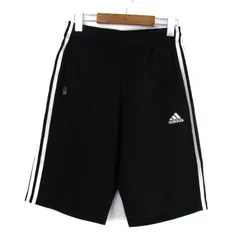 アディダス ショートパンツ ボトムス クライマ365 ジャージ スポーツウエア メンズ Mサイズ ブラック adidas 【中古】