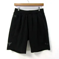 アンダーアーマー ショートパンツ ボトムス プロジェクトロック スポーツウエア メンズ LGサイズ ネイビー UNDER ARMOUR 【中古】